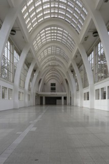 Interior view, Pavilion A, Brno Exhibition Centre, Brno, Jihomoravsky kraj, Czech Republic, Europe