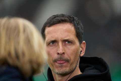 Bundesliga Eintracht Frankfurt-Union Berlin at Deutsche Bank Park in Frankfurt. Frankfurt coach