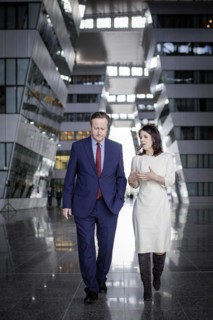 (R-L) Annalena Baerbock, Federal Foreign Minister, meets David Cameron, Secretary of State for