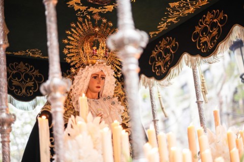 Good Friday procession in Barcelona, Spain, Europe