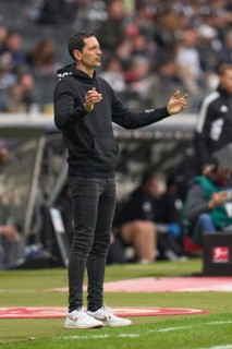 Bundesliga Eintracht Frankfurt-Union Berlin at Deutsche Bank Park in Frankfurt. Frankfurt coach