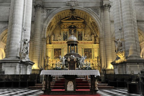 Jaen, Catedral de Jaen, Cathedral of Jaen from the 13th century, Renaissance art period, Jaen,