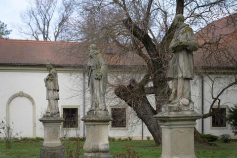 Benedictine monastery Rajhrad, Loucka, Rajhrad, Jihomoravsky kraj, Czech Republic, Europe