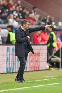 Bundesliga Eintracht Frankfurt-Union Berlin at Deutsche Bank Park in Frankfurt. Berlin's coach