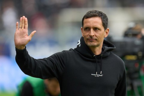 Bundesliga Eintracht Frankfurt-Union Berlin at Deutsche Bank Park in Frankfurt. Frankfurt coach