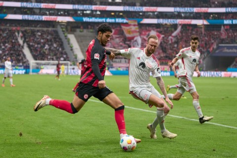 Bundesliga Eintracht Frankfurt-Union Berlin at Deutsche Bank Park in Frankfurt. Frankfurt's Fares