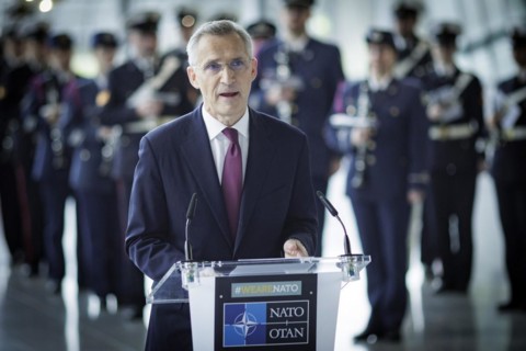 Jens Stoltenberg, Secretary General of the North Atlantic Council, photographed during the ceremony