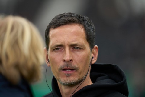 Bundesliga Eintracht Frankfurt-Union Berlin at Deutsche Bank Park in Frankfurt. Frankfurt coach