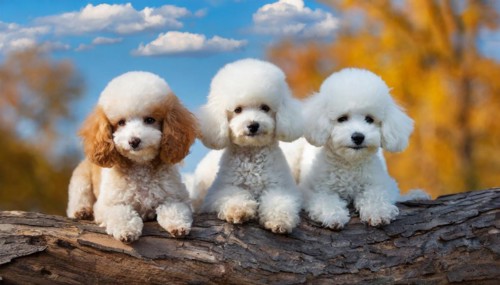 AI generated, animals, mammals, dog, domestic dogs (Canis lupus familiaris), three animals, puppies