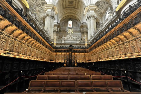 Jaen, Catedral de Jaen, Cathedral of Jaen from the 13th century, Renaissance art epoch, Jaen,