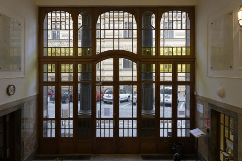 Interior view, entrance, Janacek Academy of Music and Performing Arts, Brno, Brno, Jihomoravsky