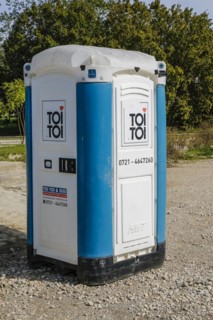 Construction site toilet, sanitary facility, toilet, mobile toilet, TOI TOI, Dixi, DIXI, Null Null,