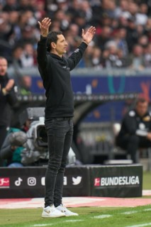 Bundesliga Eintracht Frankfurt-Union Berlin at Deutsche Bank Park in Frankfurt. Frankfurt coach