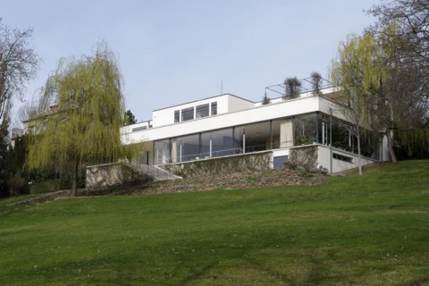 Garden, Villa Tugendhat (architect Ludwig Mies van der Rohe, UNESCO World Heritage List), Brno,