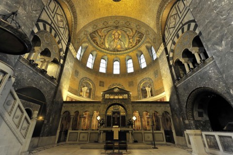 Church of the Redeemer, start of construction 1903, Bad Homburg v. d. Hoehe, Hesse, Splendid church