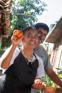 San Pablo Huitzo, Oaxaca, Mexico, Farmers are part of a cooperative that uses agroecological