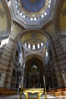 Marseille Cathedral or Cathedrale Sainte-Marie-Majeure de Marseille, 1852-1896, Marseille, Interior
