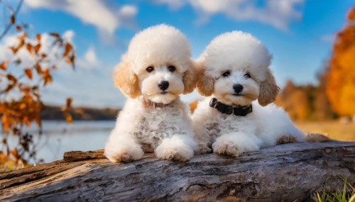 AI generated, animals, mammals, dog, domestic dogs (Canis lupus familiaris), two animals, white,