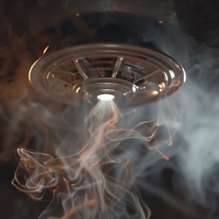 Devastating fire consumes a child's room, destroys furniture and toys, AI generated