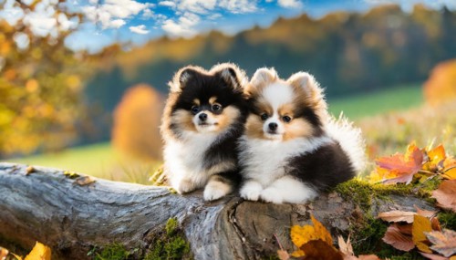 KI generated, animal, animals, mammal, mammals, one, single animal, dwarf spitz, Spitz, (Canis