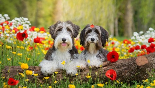 KI generated, animal, animals, mammal, mammals, bobtail, (Canis lupus familiaris), dog, dogs,