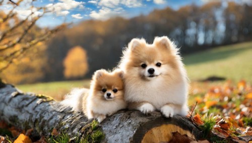 KI generated, animal, animals, mammal, mammals, one, single animal, dwarf spitz, Spitz, (Canis