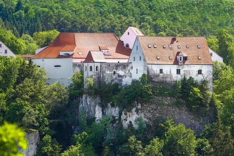 Wildenstein Castle, Spornburg, medieval castle complex, best preserved fortress from the late