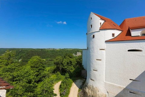 Wildenstein Castle, Spornburg, medieval castle complex, best preserved fortress from the late
