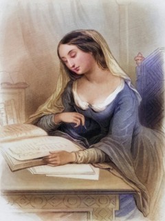 Heloisa (born around 1095 in the Loire region, died ca. 1164 in the convent of Le Paraclet near