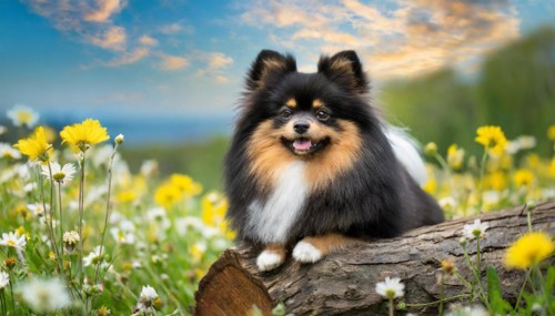 Ai generated, animal, animals, mammal, mammals, a, single animal, dwarf spitz, Spitz, (Canis lupus