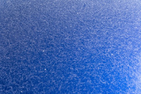 Sahara dust on a car, Braunschweig, Lower Saxony, Germany, Europe