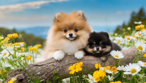 Ai generated, animal, animals, mammal, mammals, a, single animal, dwarf spitz, Spitz, (Canis lupus
