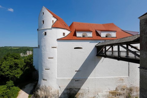 Wildenstein Castle, Spornburg, medieval castle complex, best preserved fortress from the late