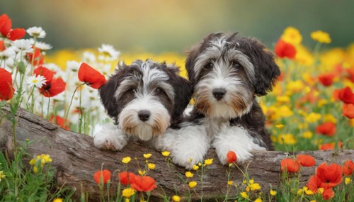 KI generated, animal, animals, mammal, mammals, bobtail, (Canis lupus familiaris), dog, dogs,