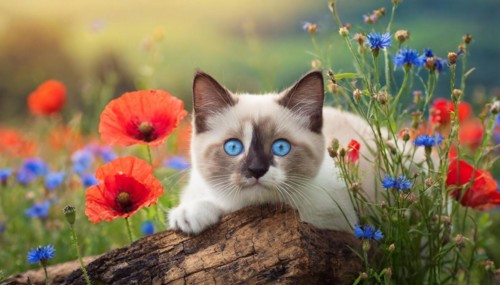 AI generated, animal, animals, mammal, mammals, cat, felidae (Felis catus), a young cat resting on