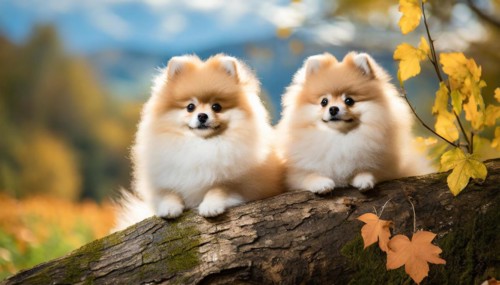 KI generated, animal, animals, mammal, mammals, one, single animal, dwarf spitz, Spitz, (Canis
