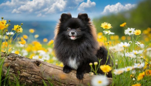 Ai generated, animal, animals, mammal, mammals, a, single animal, dwarf spitz, Spitz, (Canis lupus