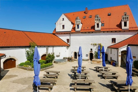 Wildenstein Castle, Spornburg, medieval castle complex, best preserved fortification from the late