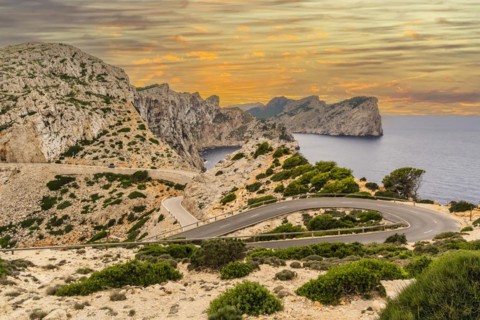 Amazing landscape of Formentor, Mallorca in Spain