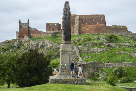 Hammershus was Scandinavia's largest medieval fortification and is one of the largest medieval