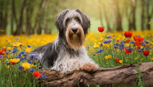 Ai generated, animal, animals, mammal, mammals, a, single animal, bobtail, (Canis lupus