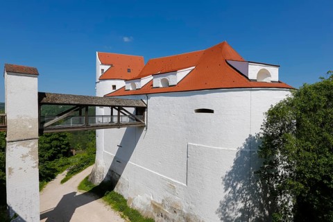 Wildenstein Castle, Spornburg, medieval castle complex, best preserved fortress from the late