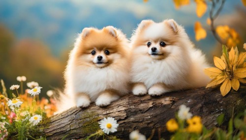 KI generated, animal, animals, mammal, mammals, one, single animal, dwarf spitz, Spitz, (Canis