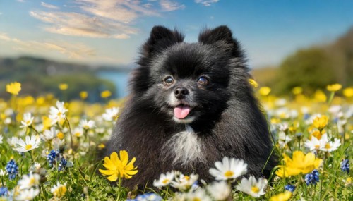 KI generated, animal, animals, mammal, mammals, one, single animal, dwarf spitz, Spitz, (Canis