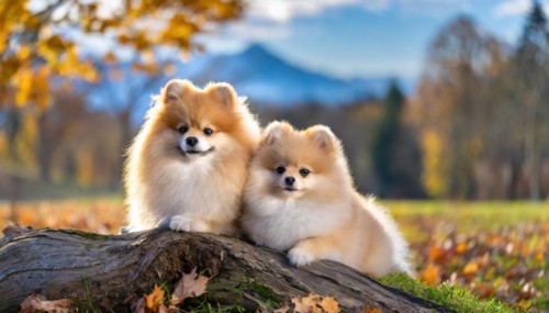KI generated, animal, animals, mammal, mammals, one, single animal, dwarf spitz, Spitz, (Canis