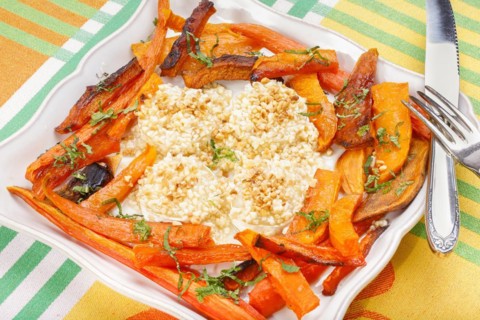 South German cuisine, butternut squash, butternut pumpkin, pumpkin baked with goat's cheese, cheese