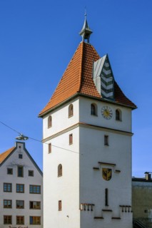 The Illertor, Kempten, Allgaeu, Swabia, Bavaria, Germany, Europe