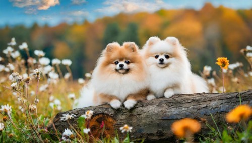 KI generated, animal, animals, mammal, mammals, one, single animal, dwarf spitz, Spitz, (Canis