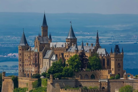Hohenzollern Castle, ancestral castle of the princely dynasty and former ruling Prussian royal and