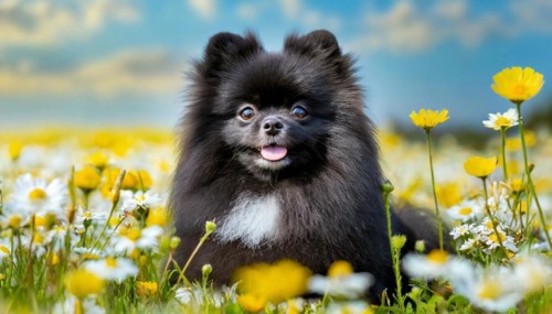 KI generated, animal, animals, mammal, mammals, one, single animal, dwarf spitz, Spitz, (Canis